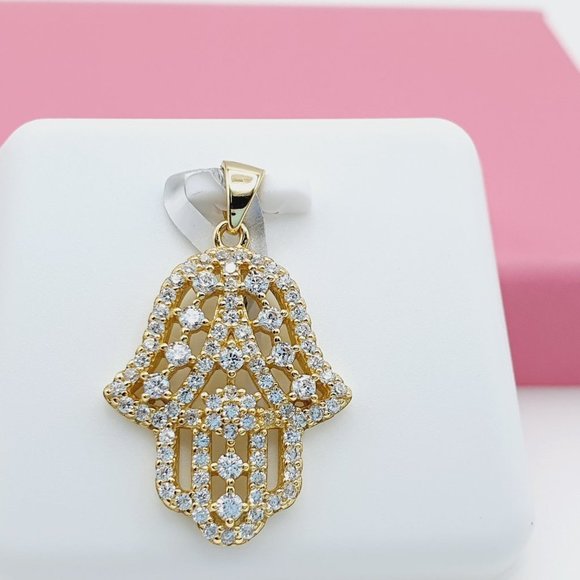 "925 Sterling Silver Cubic Zirconia Pendant, U19254461 - Picture 6 of 11